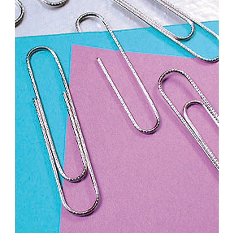 Serrated Edge Silver Clips