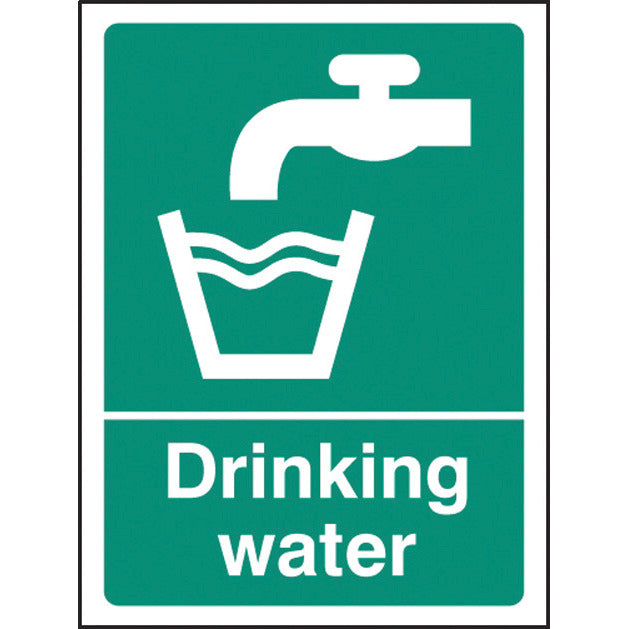 Instructional Drinking Water Sign