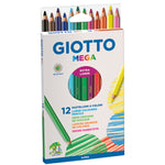 GIOTTO Mega Chunky Hexagonal Coloured Pencils