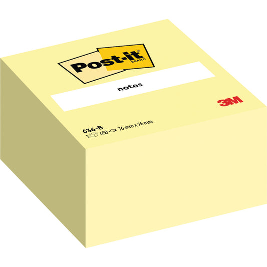 Post-it® Canary Yellow™ Cube Notes
