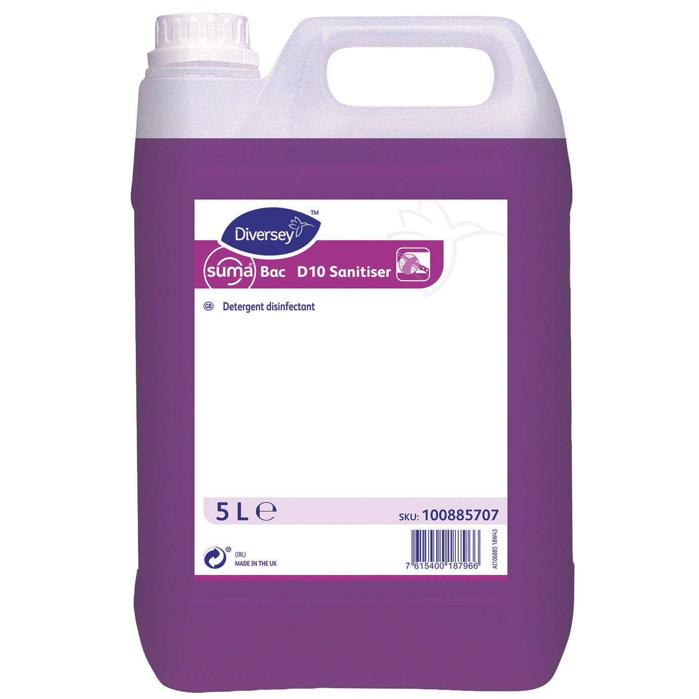 Diversey D10 Suma Bac Sanitiser