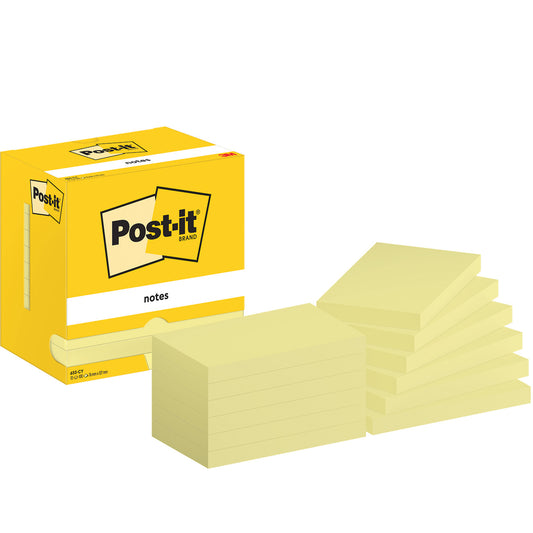 Post-it® Canary Yellow™ Rectangular Notes