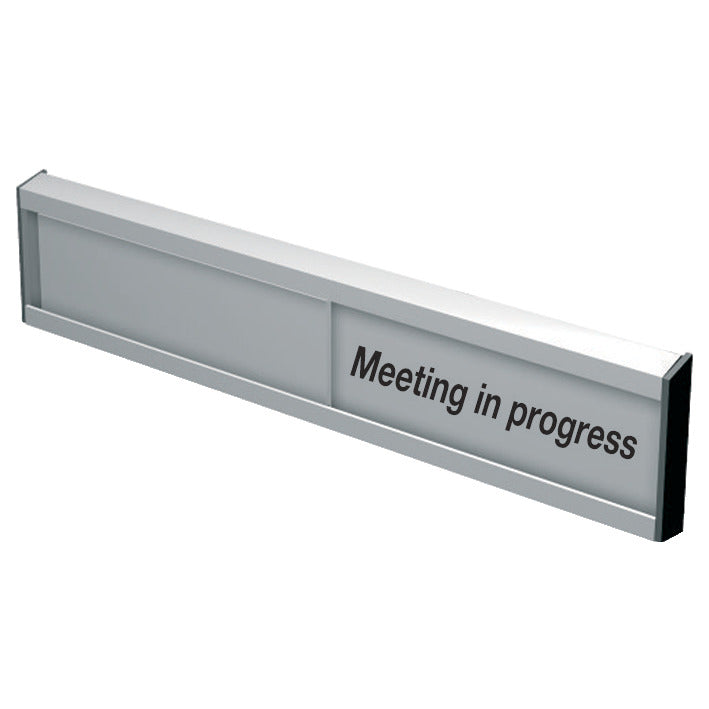 Meeting in progress/Vacant Sign