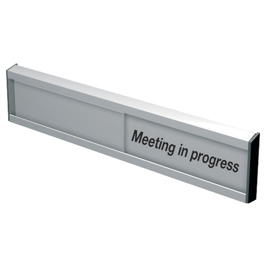 Meeting in progress/Vacant Sign