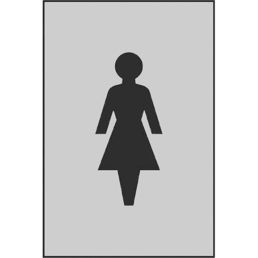 Ladies Room Facility Door Sign