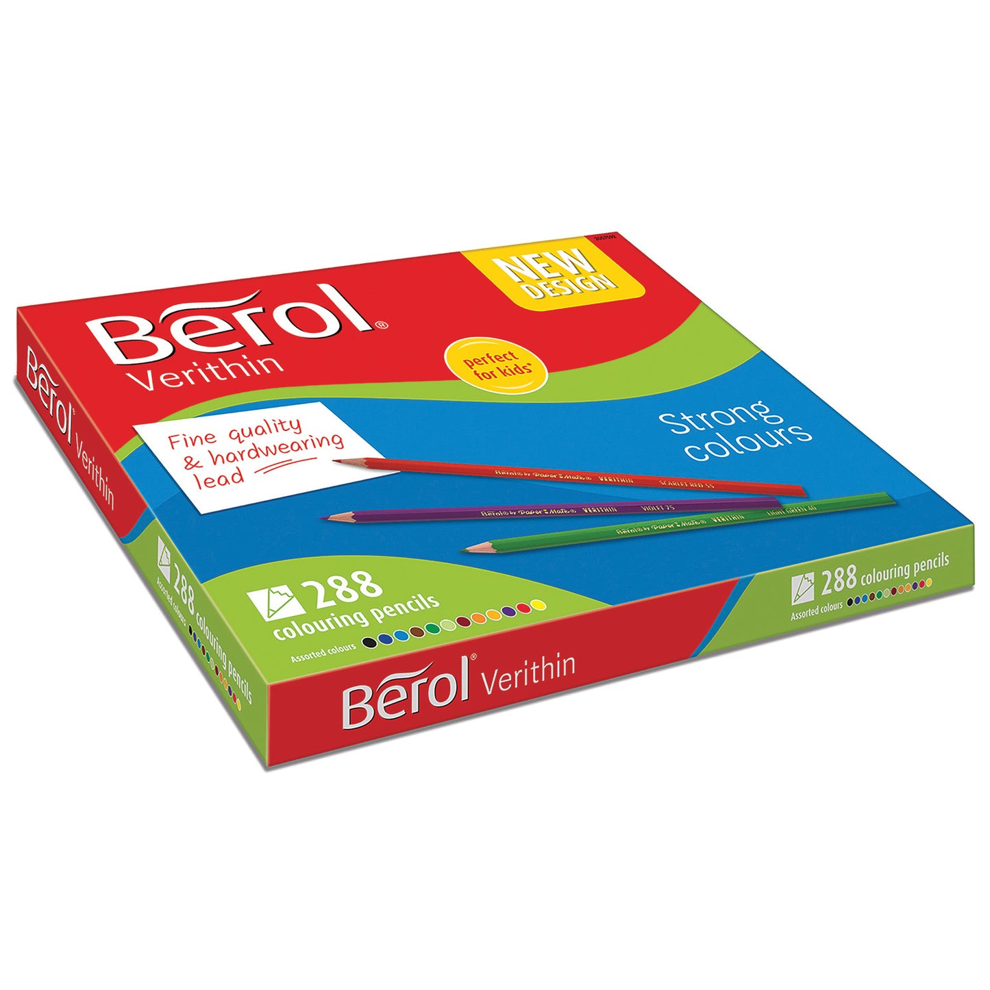 Berol® Verithin Standard Hexagonal Coloured Pencils