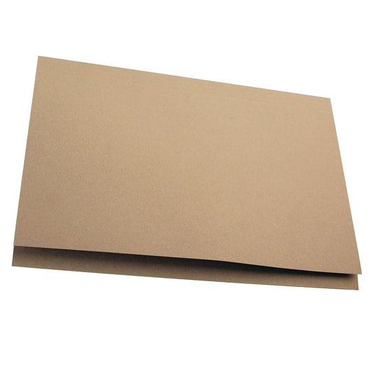 Foolscap Manilla Square Cut Folder Kraft