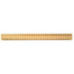Hardwood 30cm Ruler - Single Sided