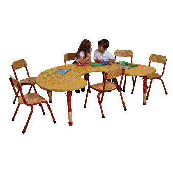 Height Adjustable Group Milan Table