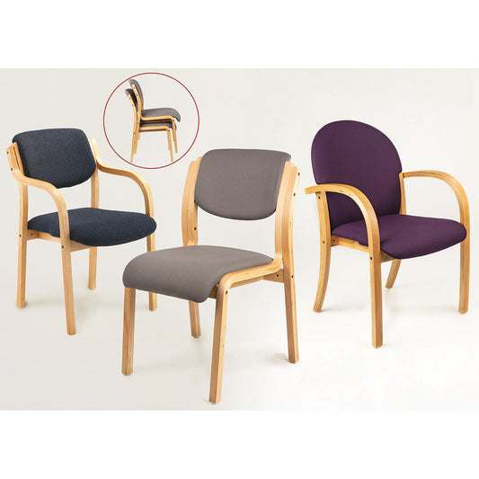 Evertaut Stackable Reception Chair