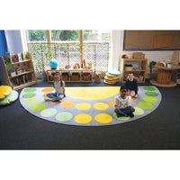 Safari Large Semi-Circle Placement Carpet