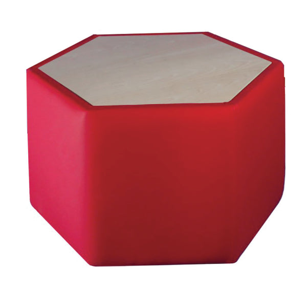Modular Upholstered Hexagon Table