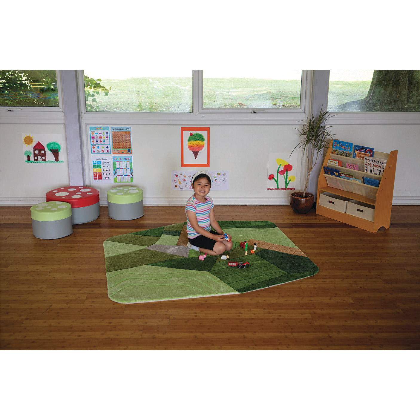 Aerial Landscape Super Deluxe Carpet