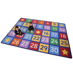 Children's Cut Pile - Learning Numbers Large Rug