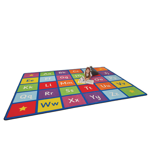 Large Alphabet Learning Rug