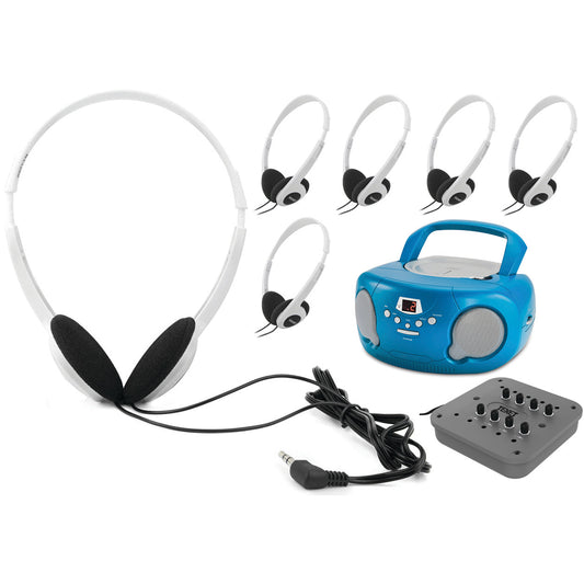 Budget Classroom Set with Lightweighted Stereo Headphones