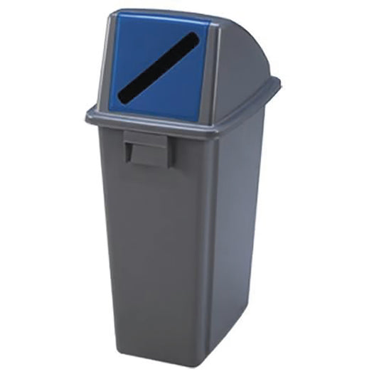 Waste Separation Bin Blue Lid 80L