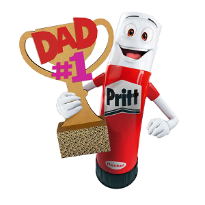 Make your own Father's Day cup with Pritt