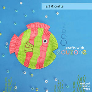Paper Plate Fish - Crafts with Eduzone