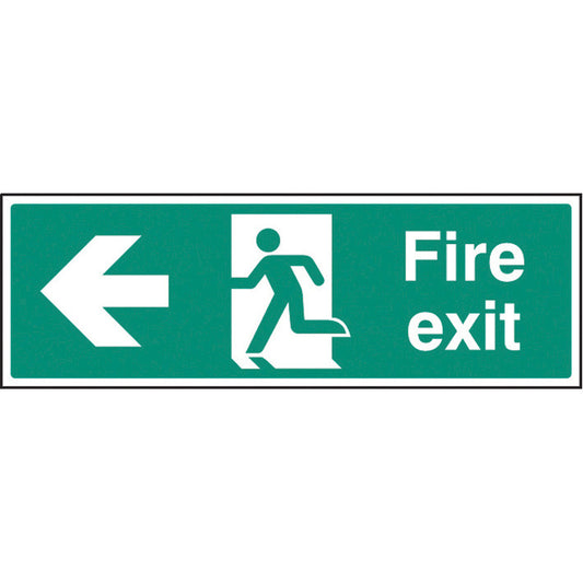 Safety Exit Left Directional Signs