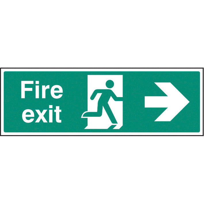 Safety Exit Right Directional Signs