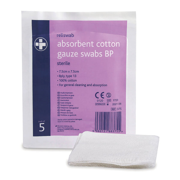 Absorbent Cotton Gauze Swabs