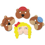 Traditional Story Mask Set Goldilocks And The Three Bears