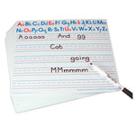 Alphabet and Lined Flexible Write 'n' Wipe Boards