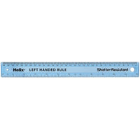 Left Handed Plastic Ruler - 30cm