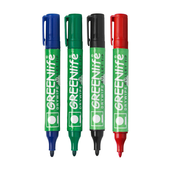 GREENlife® Bullet Tip Drywipe Markers