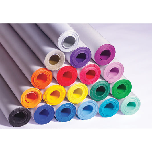 Assorted Brights Poster Paper Rolls - 1020mm x 10m