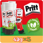 Pritt Glue Sticks - 43g x 5
