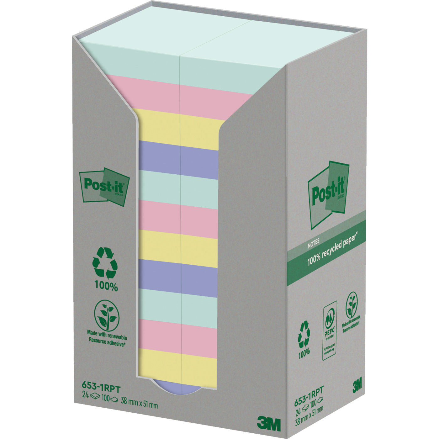 Post-it® Recycled Notes