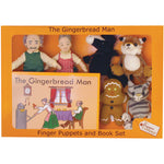 The Gingerbread Man Finger Puppets & Book Set