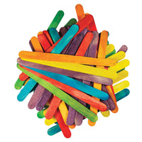 Assorted Colours Lollipop Sticks