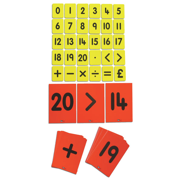 0-20 and Functions Maths Cards Sets
