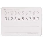 Number Formation Rigid Write & Wipe Boards