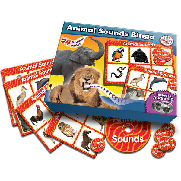 Animal Sounds Bingo Game