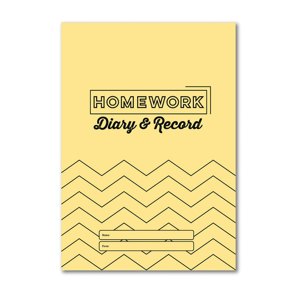 Homework Diary - 84 Pages