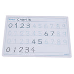Number Tracing Flexible Write & Wipe Boards