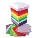 Tower of Tissue Paper Squares