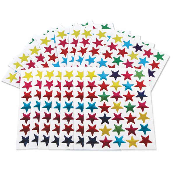 18mm Coloured Star Stickers