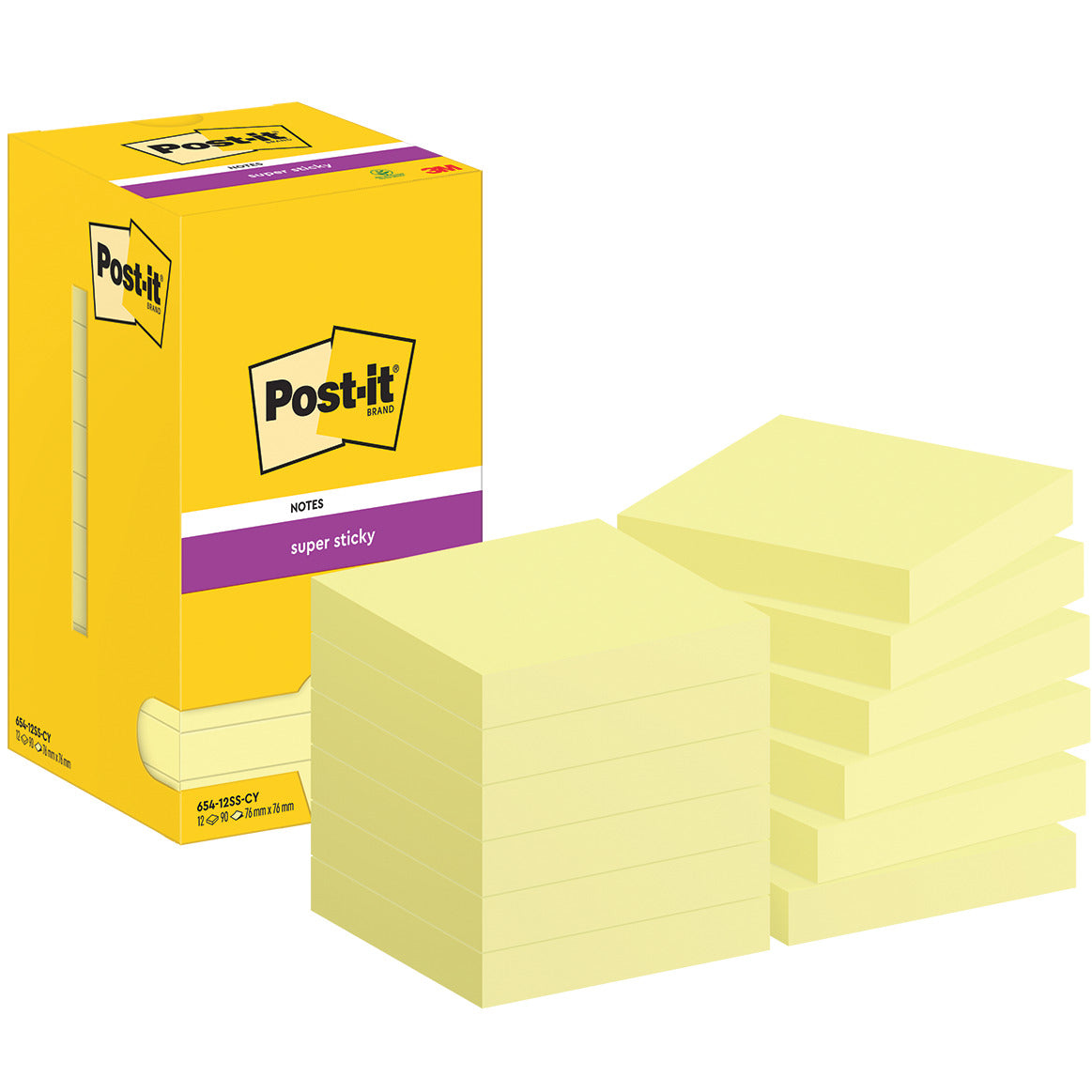 Post-it® Super Sticky Canary Yellow™ Colour Notes