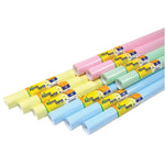 Assorted Pastel Poster Paper Rolls