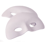 White Flocked Face Masks