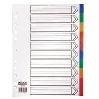 10 Position Multi Punched Tabbed Dividers