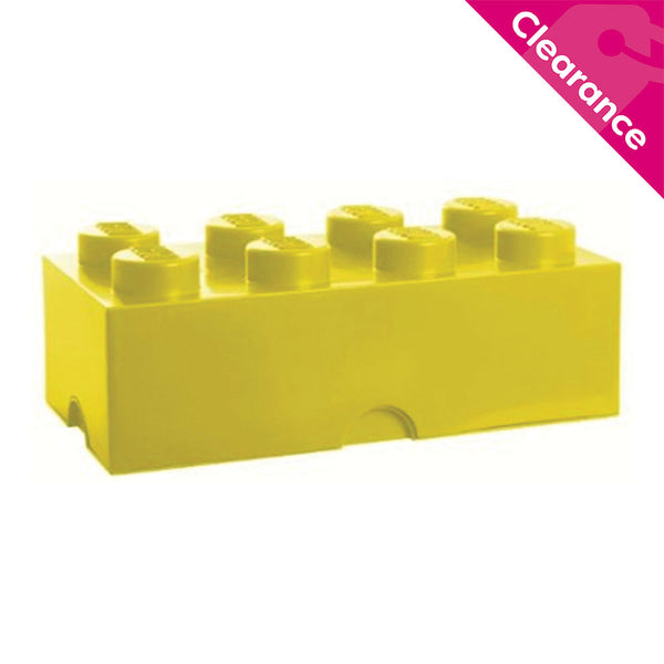 Lego Storage Brick - Yellow 2X4