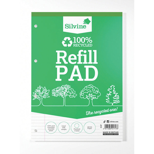 100% Recycled Refill Pad - 160 Pages