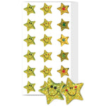 24mm Sparkly Gold Star Stickers
