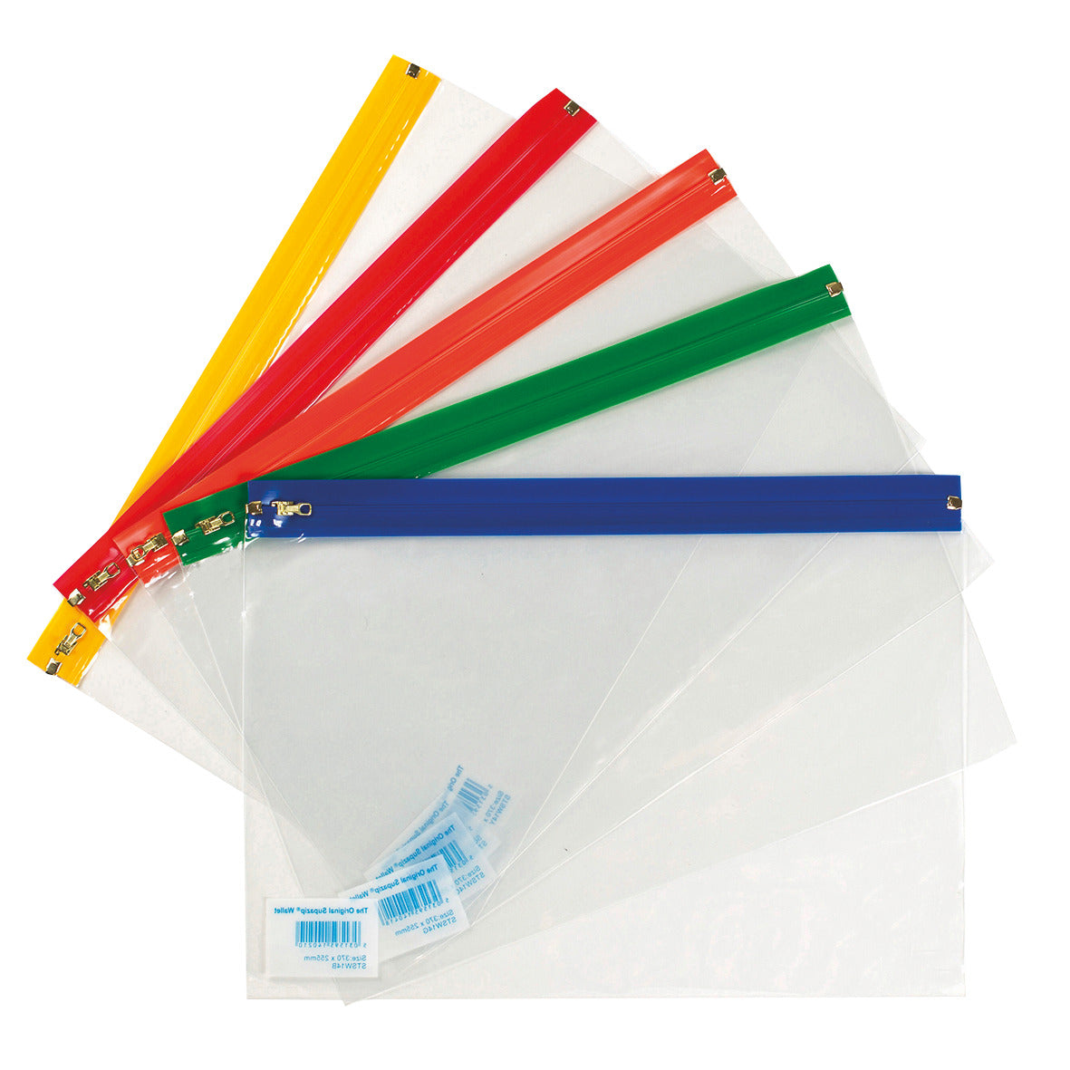 Assorted Polythene Document Wallets